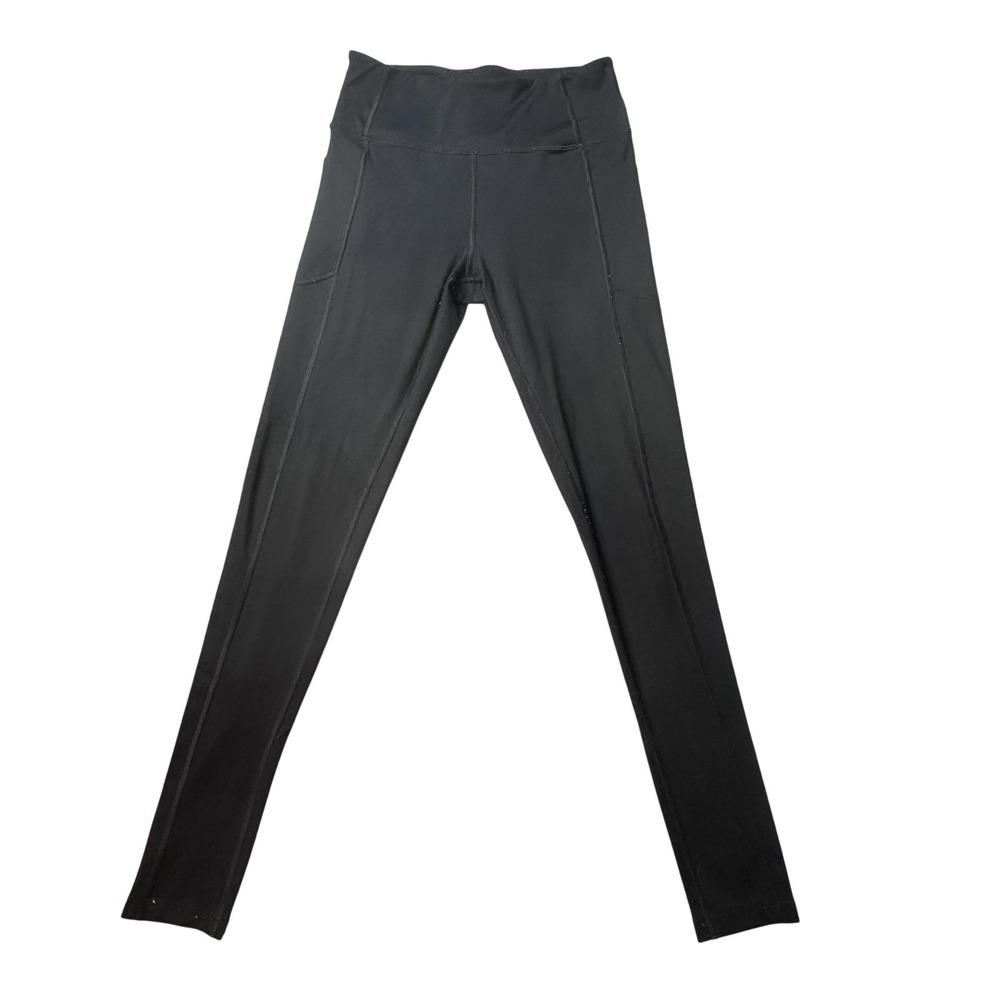 Victoria's Secret Leggings Womens 8 Black High Rise Ankle Pocket Yoga Workout